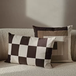 Ferm LIVING | Fold Patchwork Cushion - Coffee -FRAGRANCE Store 1104268648 10 1440x d92814cb 2aa4 44f6 9498 08055608e6c4