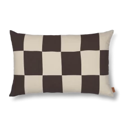 Ferm LIVING | Fold Patchwork Cushion - Coffee