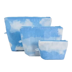 Baggu | Go Pouch Set - Blue Clouds