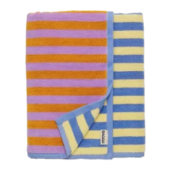 Baggu | Cotton Bath Towel - Hotel Stripes