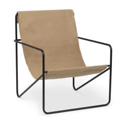 Ferm LIVING | Desert Lounge Chair - Black Frame