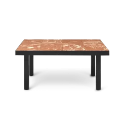Ferm LIVING | Flod Coffee Table - Terracotta And Black