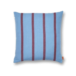 Ferm LIVING | Grand Cushion - Faded Blue/Burgundy