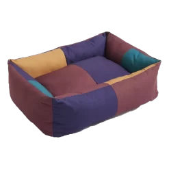 HAY| Dogs Bed - Large - Burgandy/Green