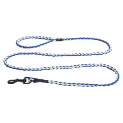 HAY | Dogs Leash - Braided - Blue/Off White