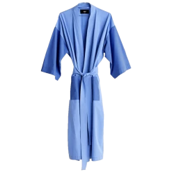 HAY | Cotton Duo Robe In Sky Blue