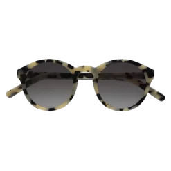 Monokel Eyewear | Barstow Black & White Havana Frame - Grey Gradient Lens