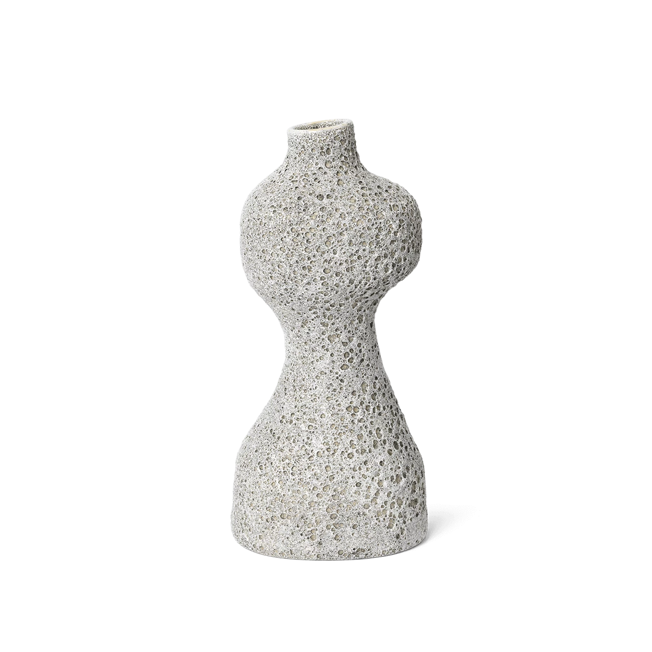 Ferm LIVING | Yara Vase - Medium - Grey Pumice 1 Ferm LIVING | Yara Vase - Medium - Grey Pumice