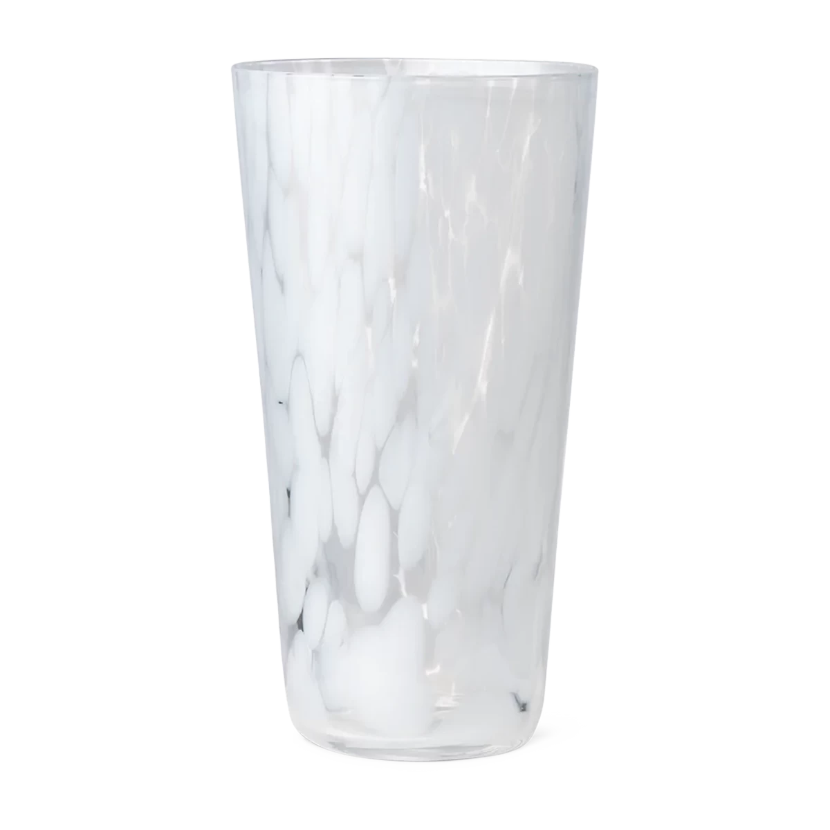 Ferm LIVING | Casca Glass Vase - Milk 1 Ferm LIVING | Casca Glass Vase - Milk