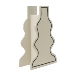 Ferm LIVING | Paste Vase - Curvy - Off White -FRAGRANCE Store ferm living paste vase curvy 2