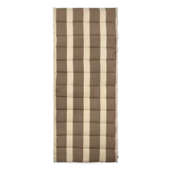 Ferm LIVING | Strand Outdoor Quilted Mattress - Carob Brown/Parchment