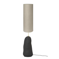 Ferm LIVING | Hebe Lamp Base & Shade - Large - Dark Grey -FRAGRANCE Store hebe lamp large grey sand shade
