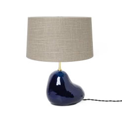 Ferm LIVING | Hebe Lamp Base & Shade - Small - Deep Blue