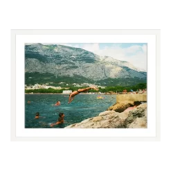 The Happiness Collective | 'Only The Good Dive Young' On Film - Framed Print